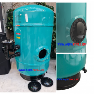 Фильтр GEMAS FILTREX-HB 021316HB, D=1000 мм, 39 м3/ч, патрубок 2" (высота засыпки 1 м), Турция