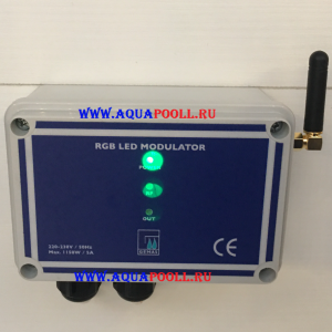 Модулятор GEMAS для RGB светильников в комплекте с пультом управления (05092A3), Турция