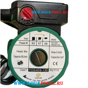 Насос AML для перекачки теплоносителя 25-60 1" (YOS 40/6-130)