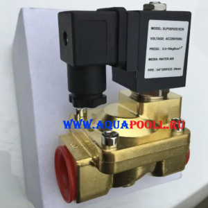Соленоидный электромагнитный клапан Sanlixin 3/4" норм закрытый (SLP1DF02E1E20)