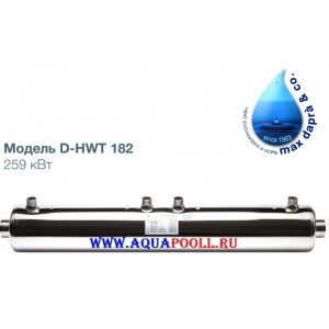 Теплообменник Max Dapra D-HWT 182 из нержавеющей стали AISI 316, 259 кВт (100131), Италия Теплообменник Max Dapra D-HWT 182 из нержавеющей стали AISI 316, 259 кВт (100131), Италия
